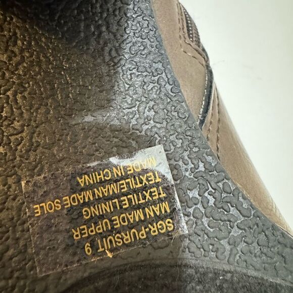 Sugar Pursuit Brown Boots with Faux Fur Collar - Picture 15 of 16